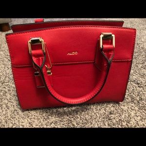 Red Leather Aldo Bag